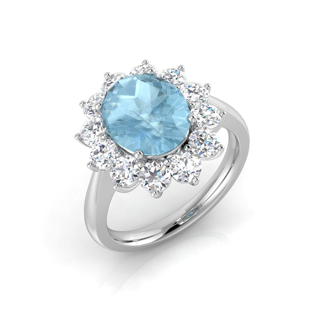SL8658 — Ring - 9k White Gold