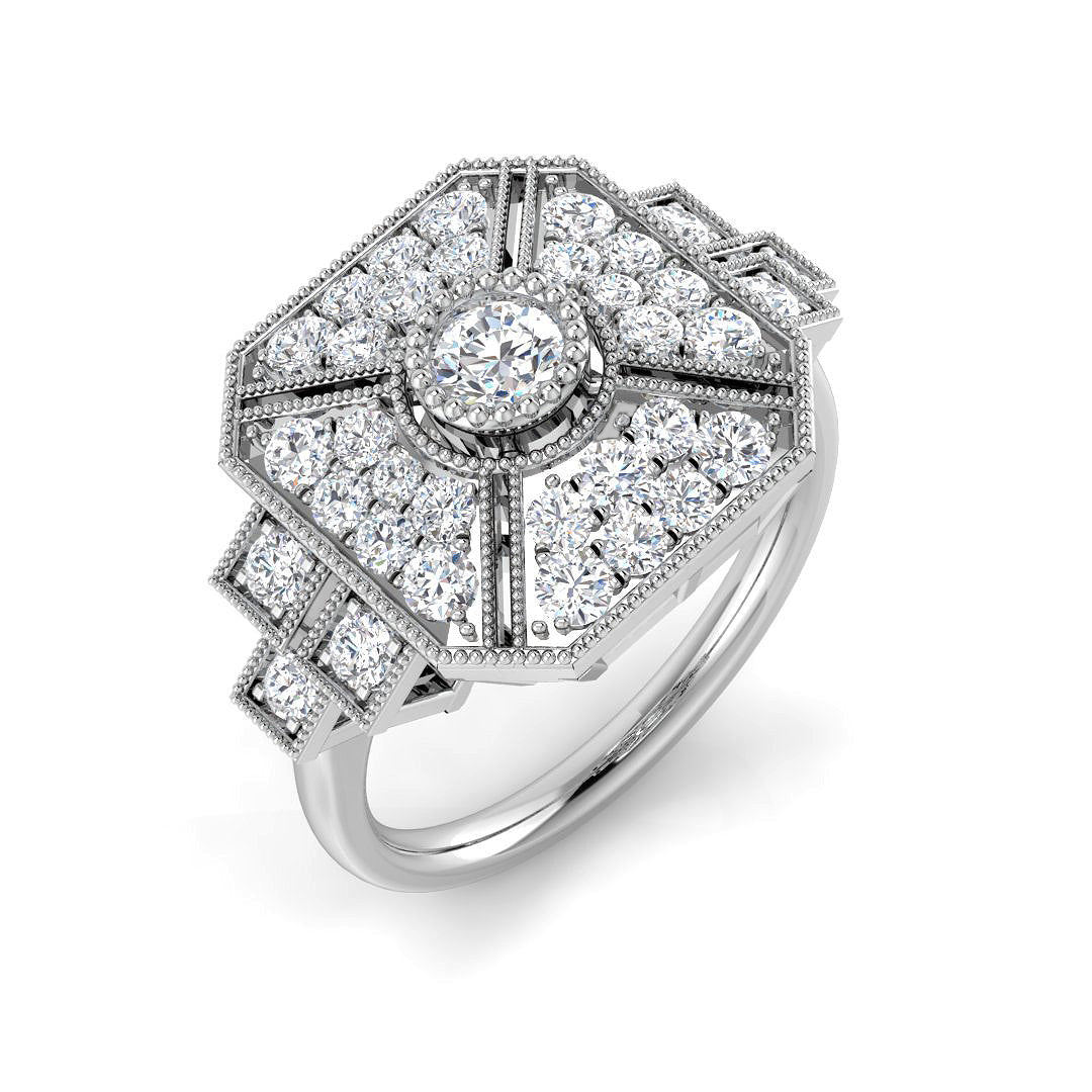 SL8691 — Ring - 9k White Gold