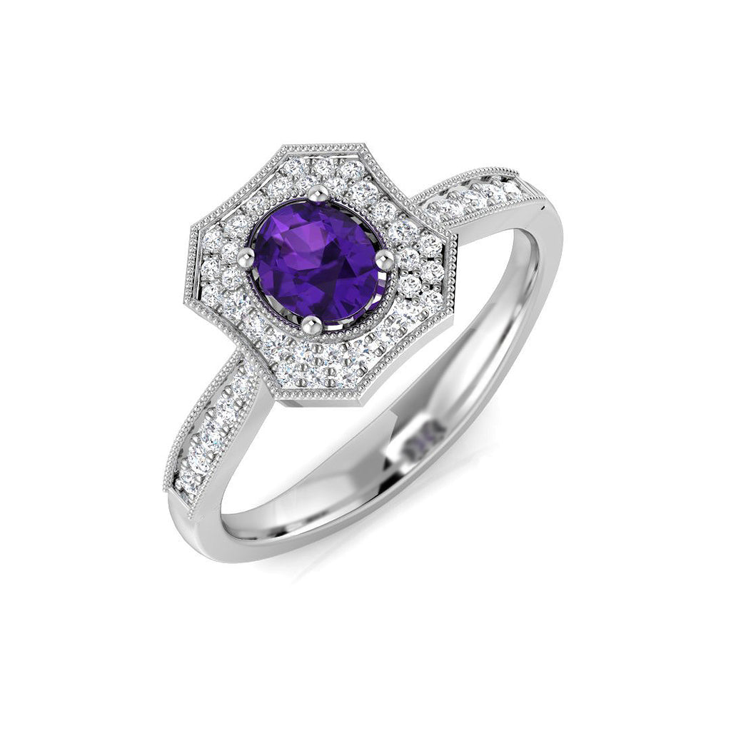 SL8703 — Ring - 9k White Gold