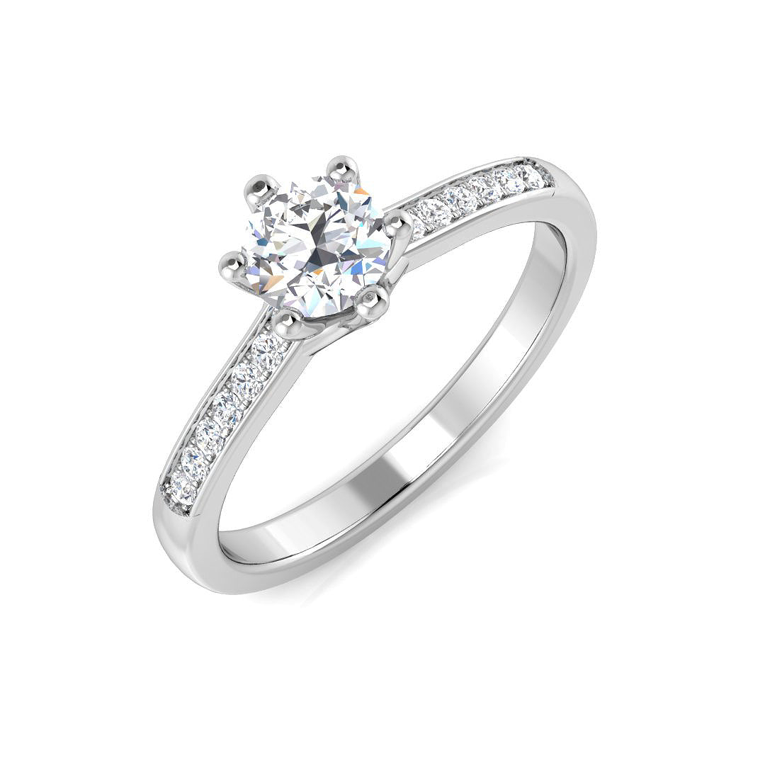 SL8714 — Ring - 9k White Gold