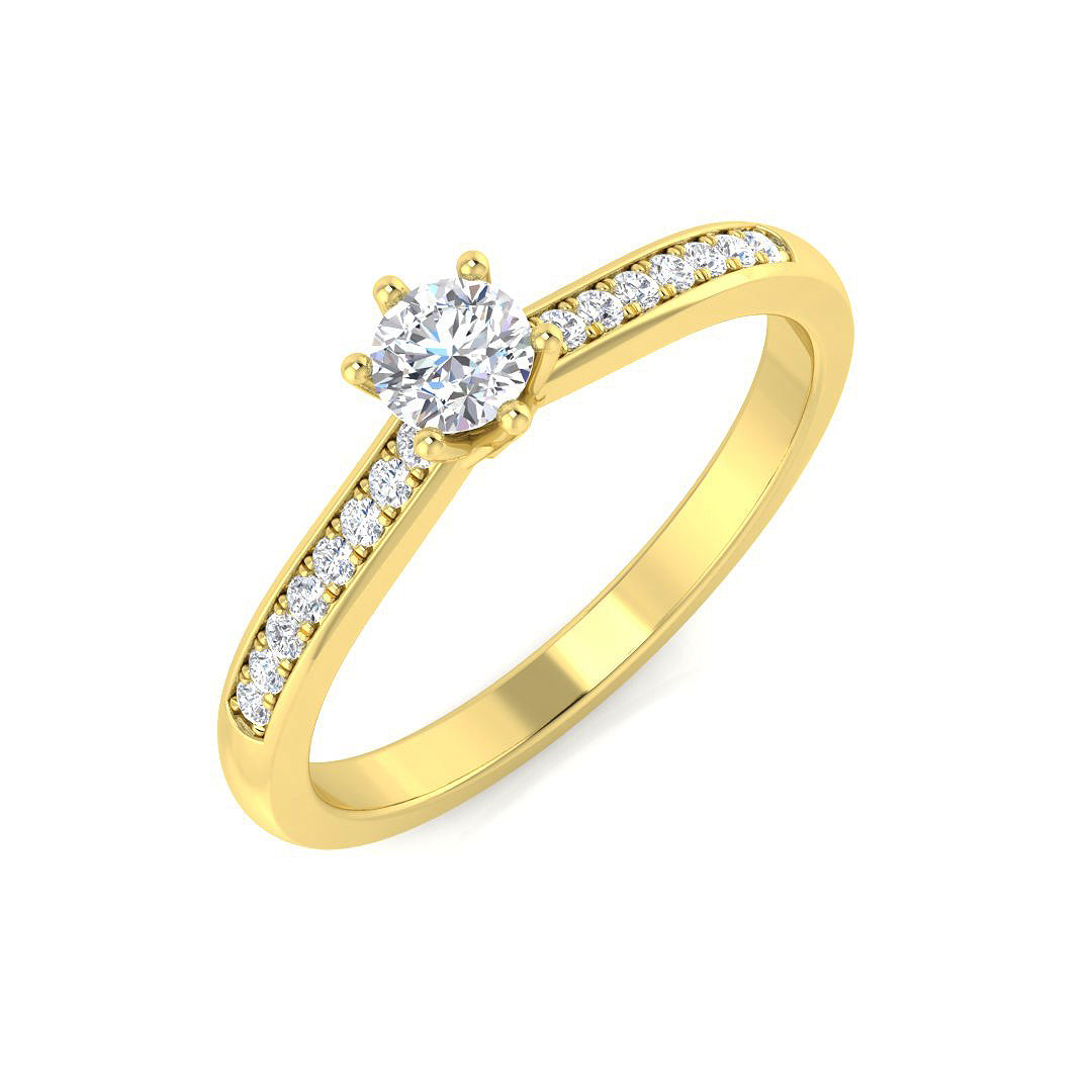 SL8716 — Ring - 9k Yellow Gold