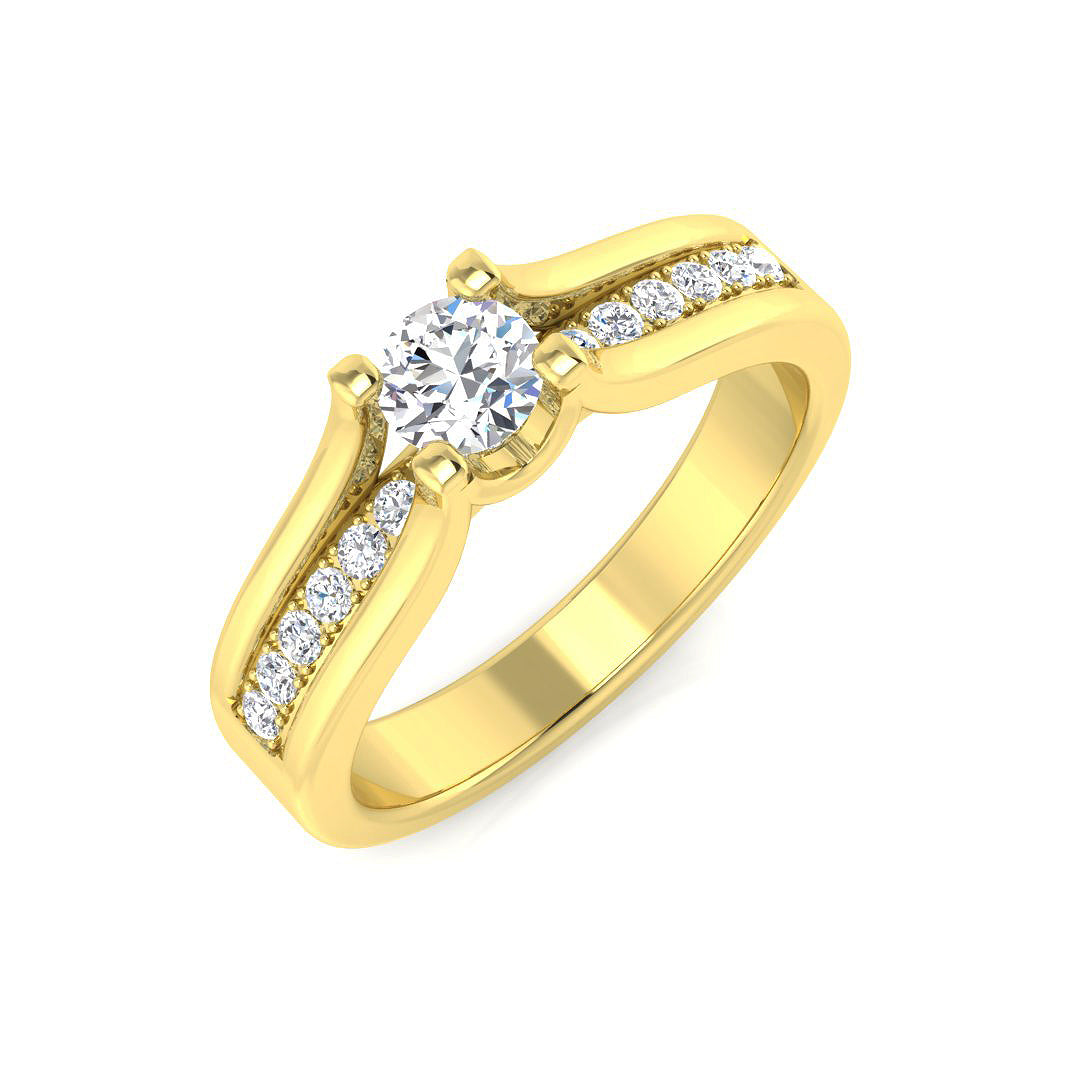 SL8717 — Ring - 9k Yellow Gold