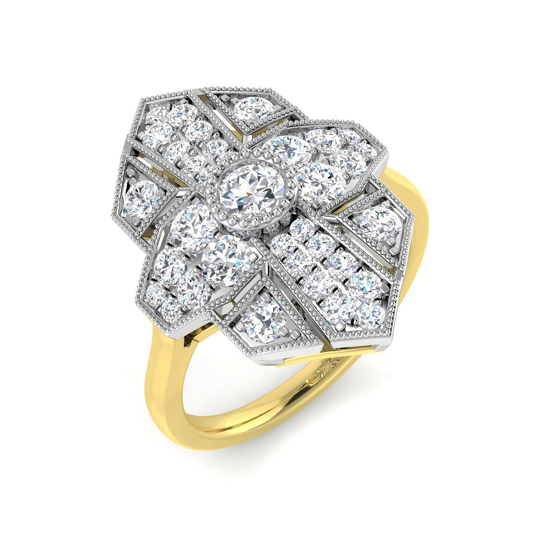 SL8768 — Ring - 9k Yellow Gold