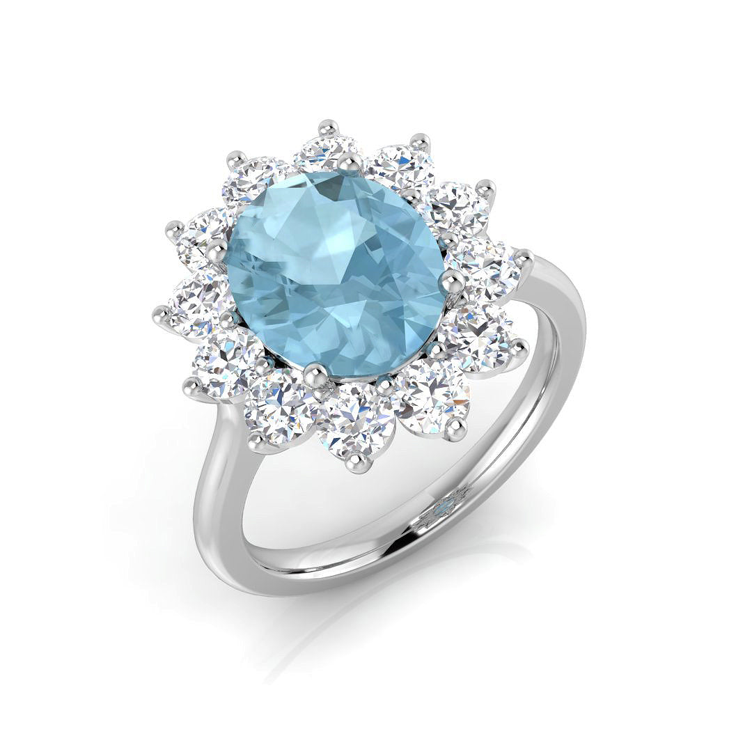 SL8791 — Ring - Platinum Plat