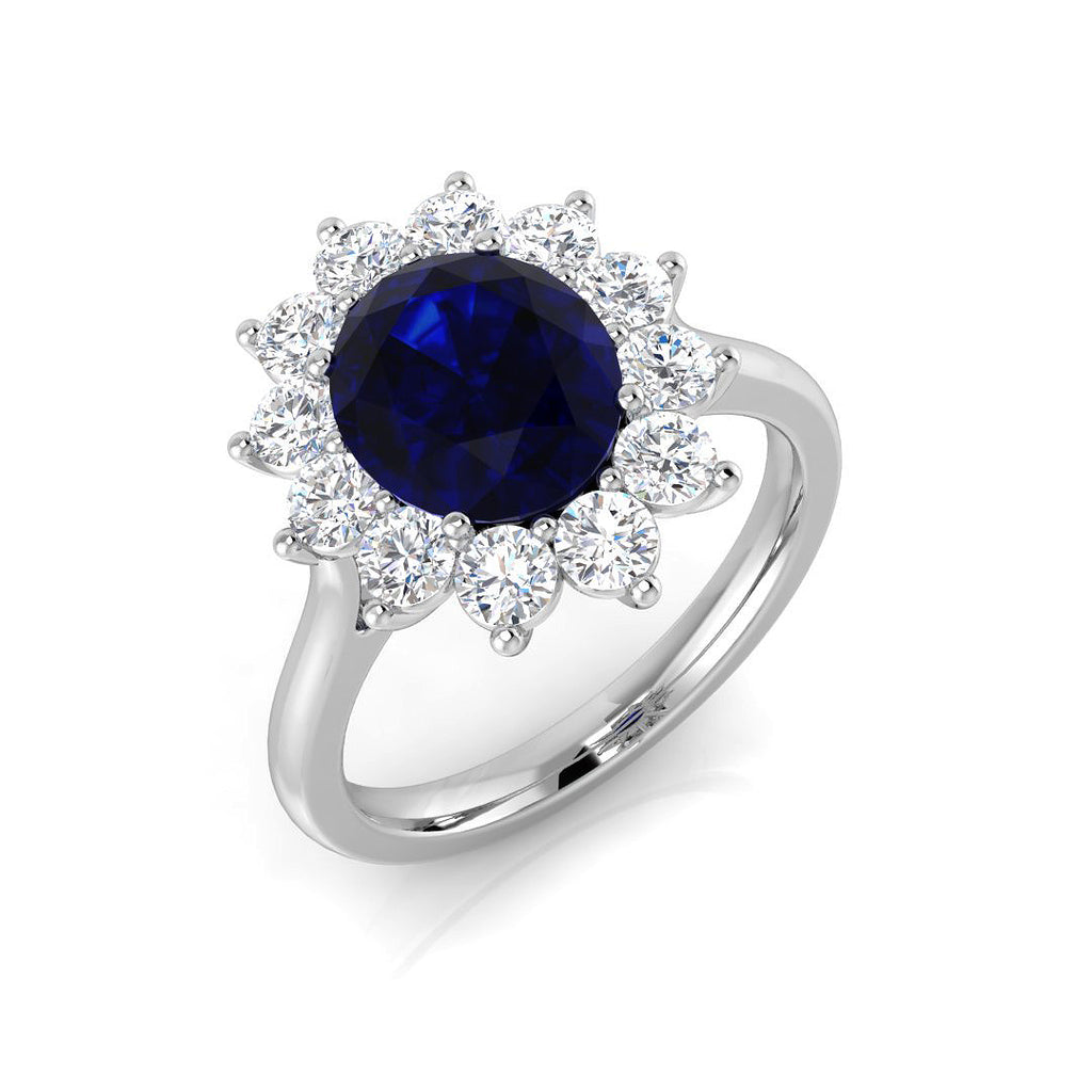 SL8805 — Ring - 9 KT White Gold