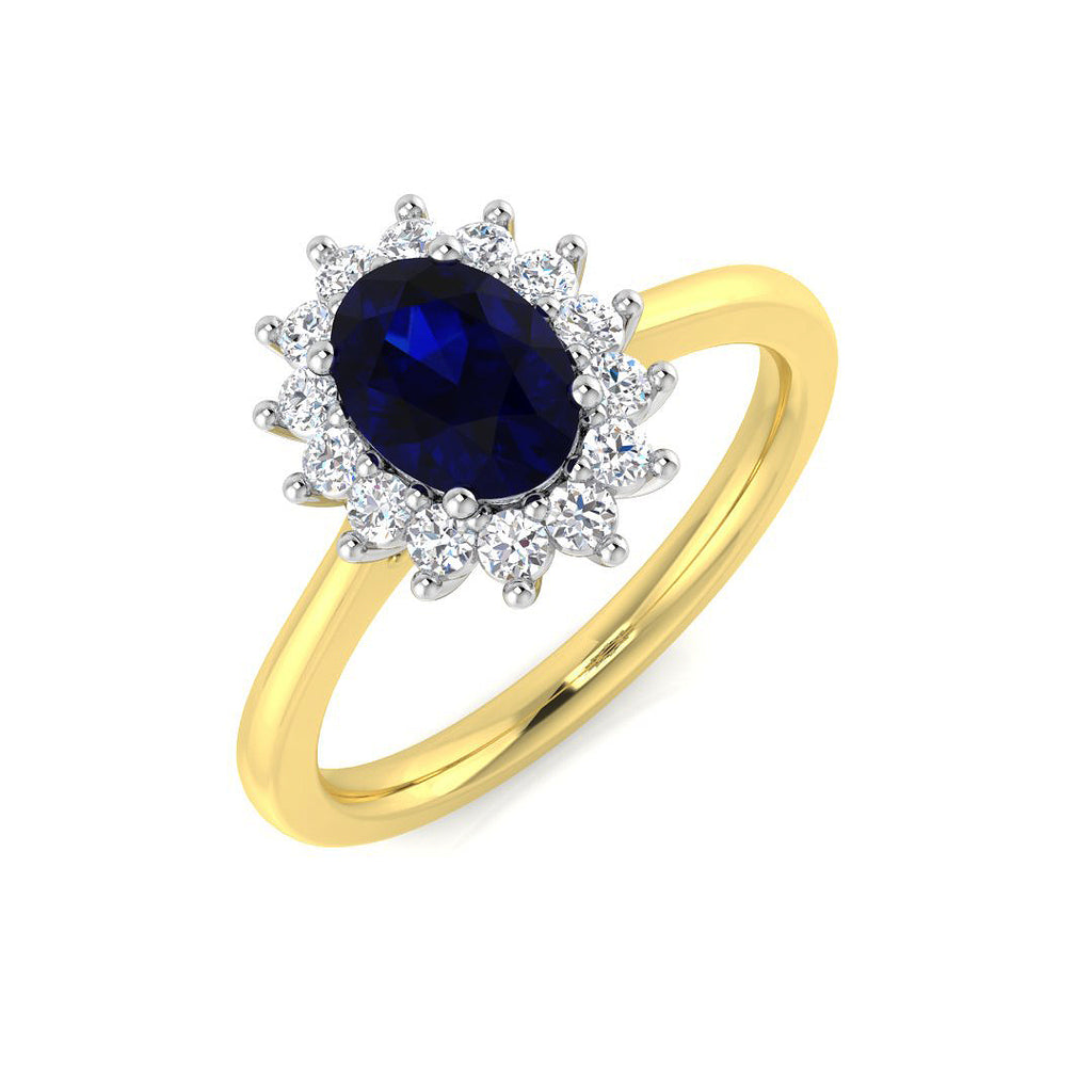 SL8827 — Ring - 18 KT Two Tone