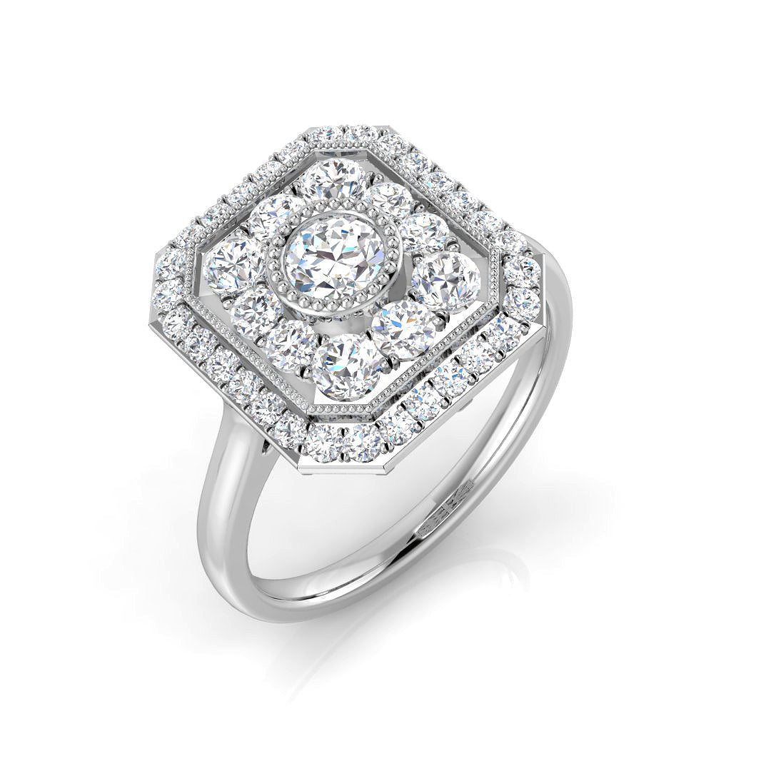SL8858 — Ring - 9k White Gold