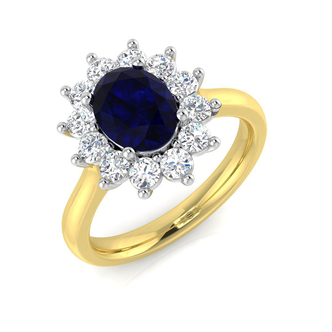 SL8893 — Ring - 9k Two Tone