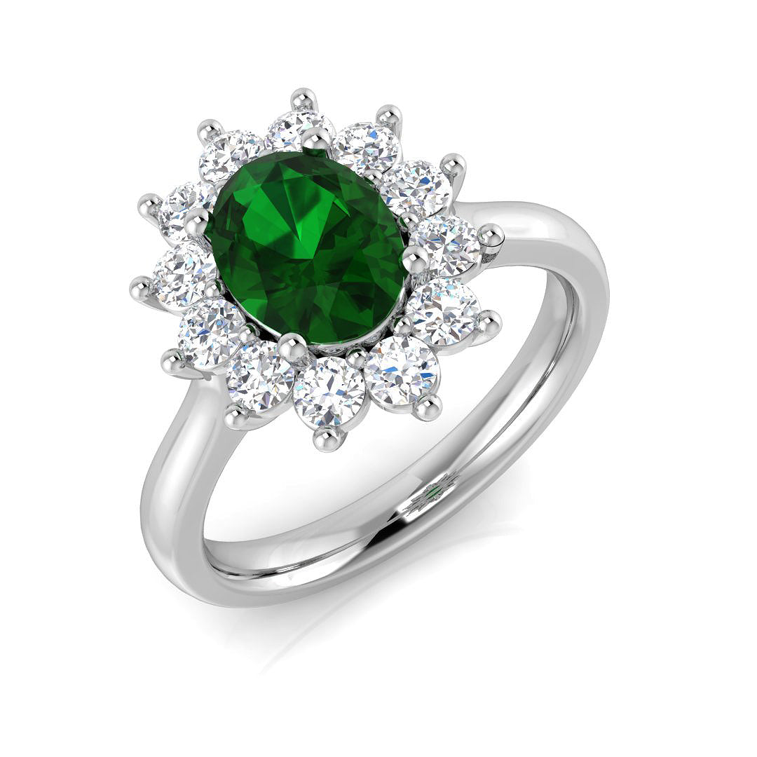 SL8893 — Ring - Platinum Plat