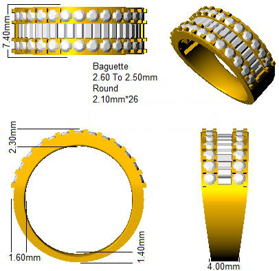 SL8940 — Ring - 18k Yellow Gold detail