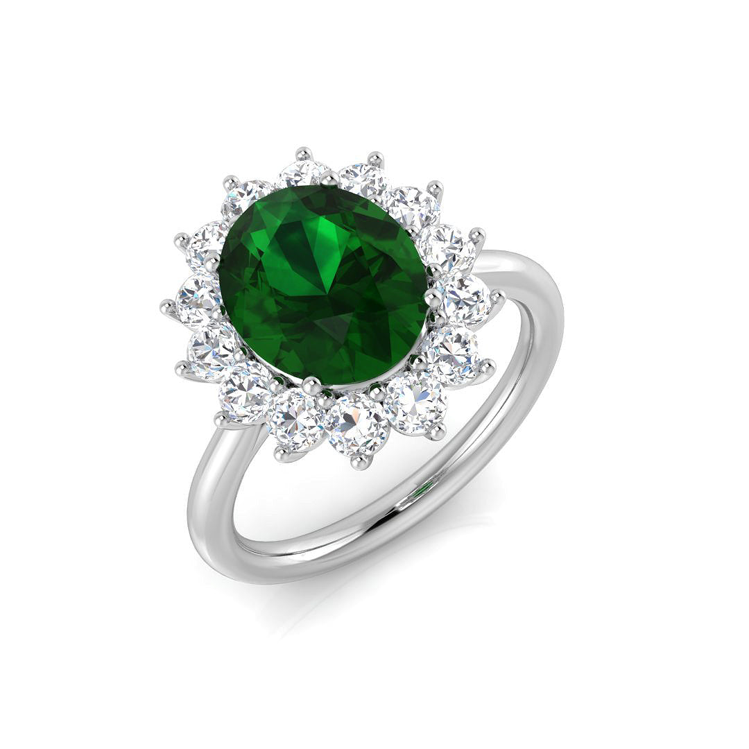 SL8957 — Ring - 9k White Gold