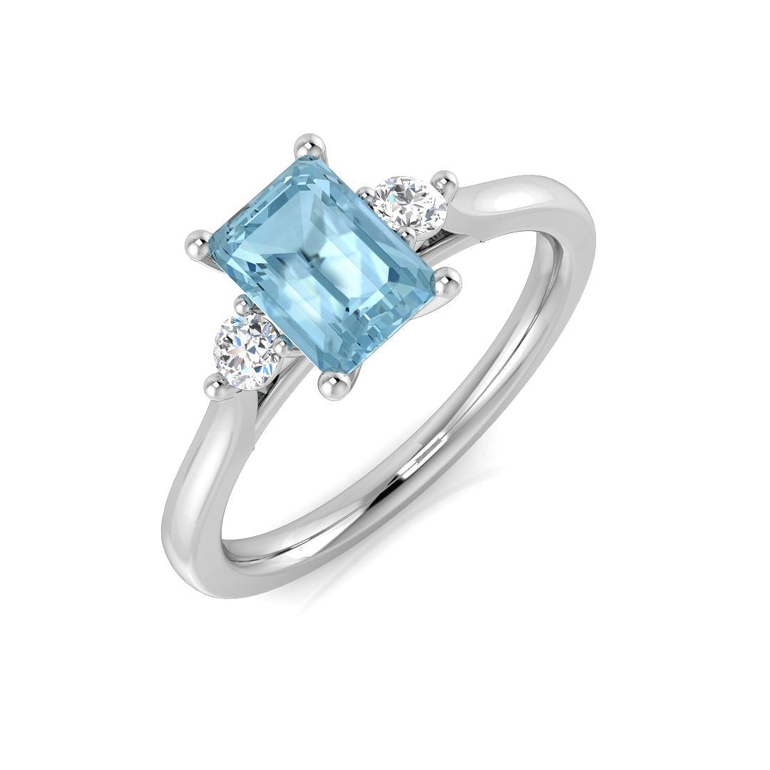 SL8990 — Ring - 9k White Gold