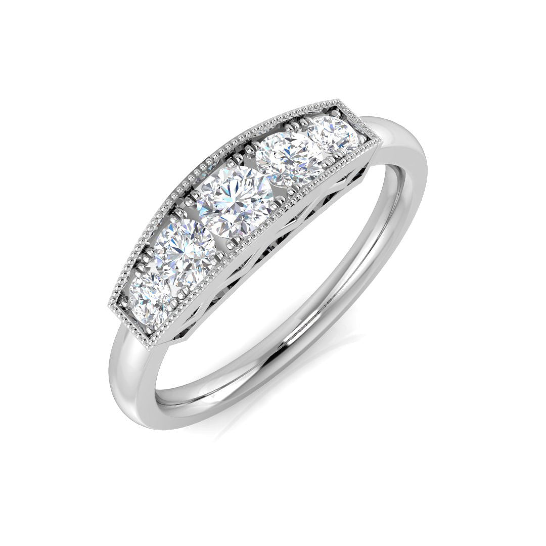 SL9001 — Ring - 9k White Gold