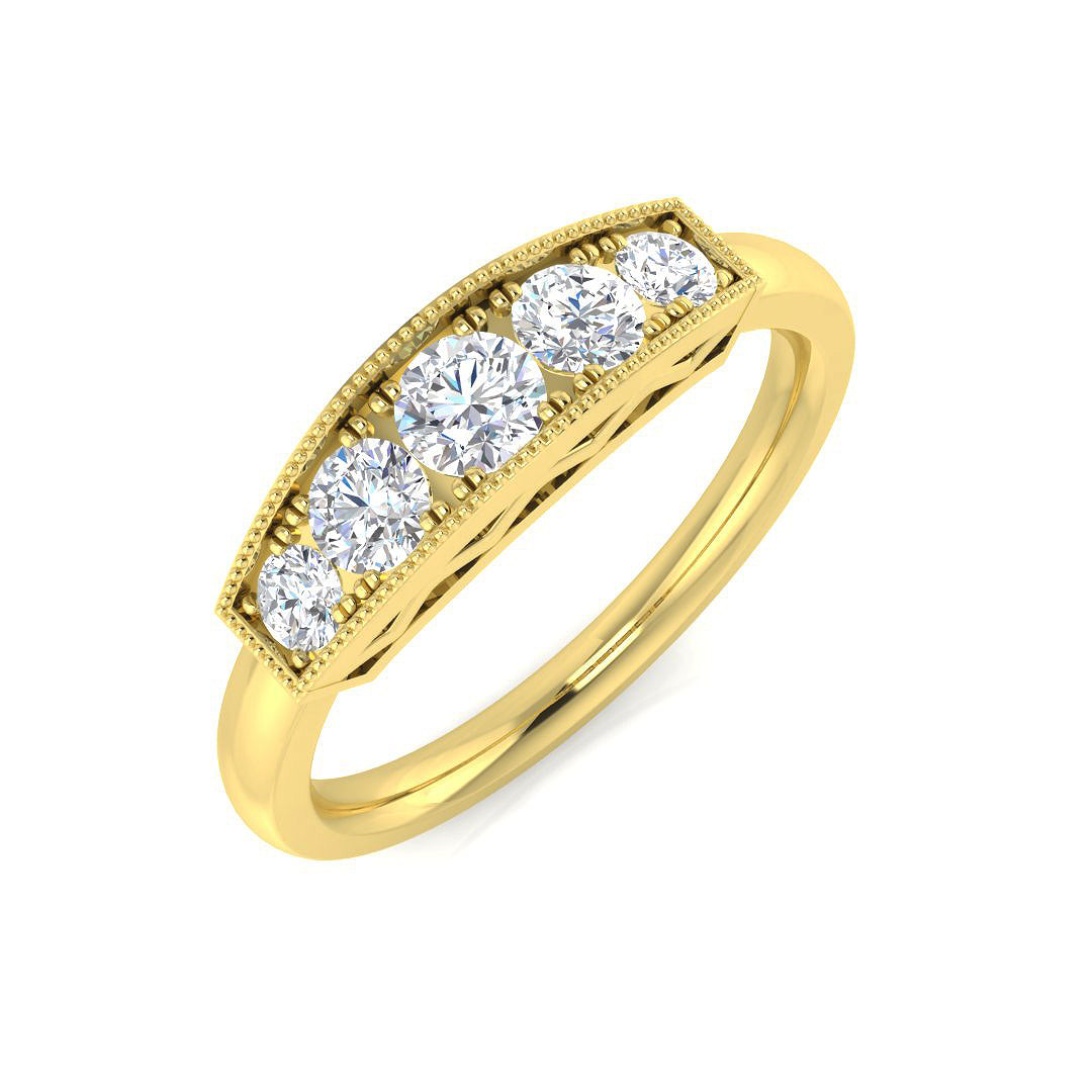 SL9001 — Ring - 9k Yellow Gold