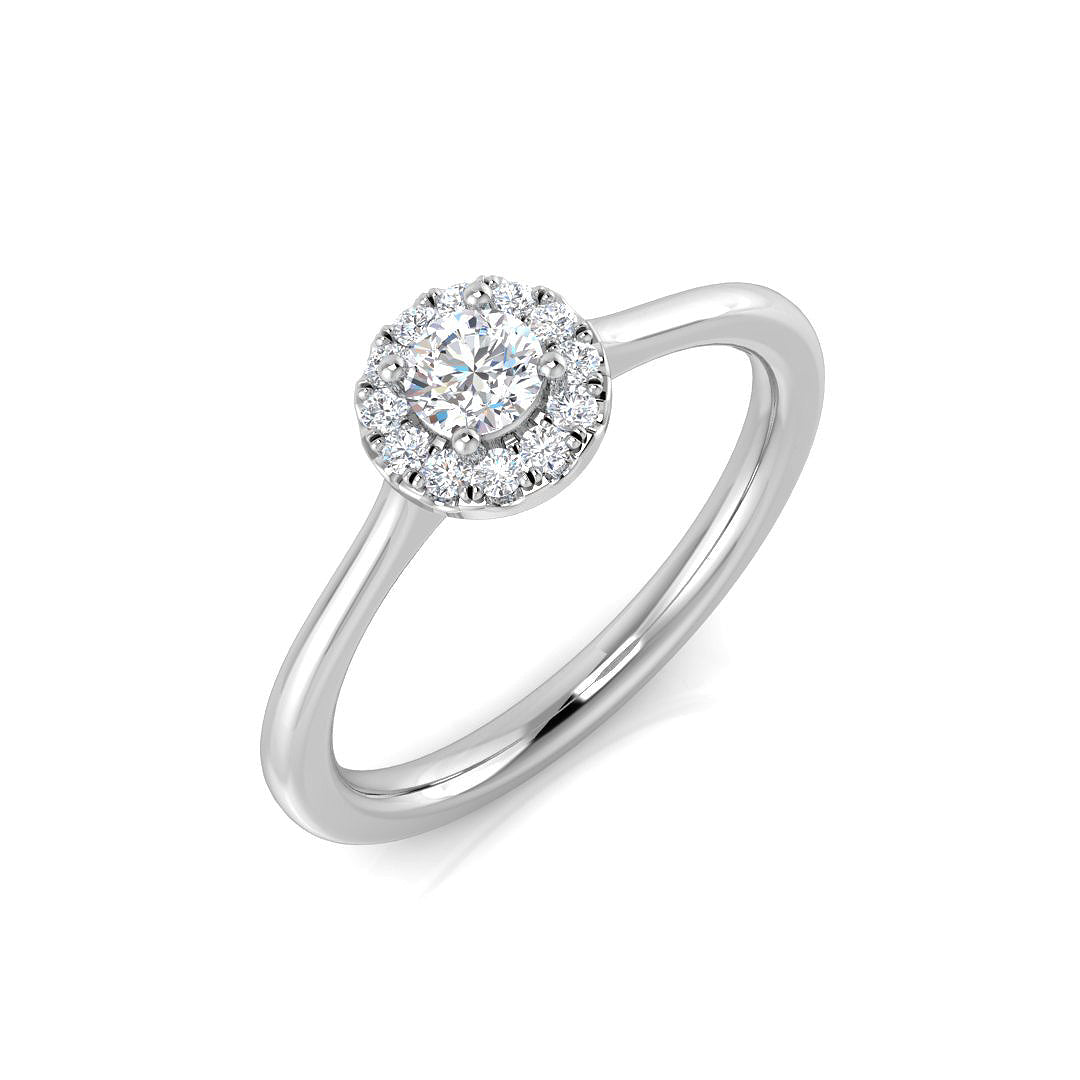 SL9009 — Ring - 9k White Gold