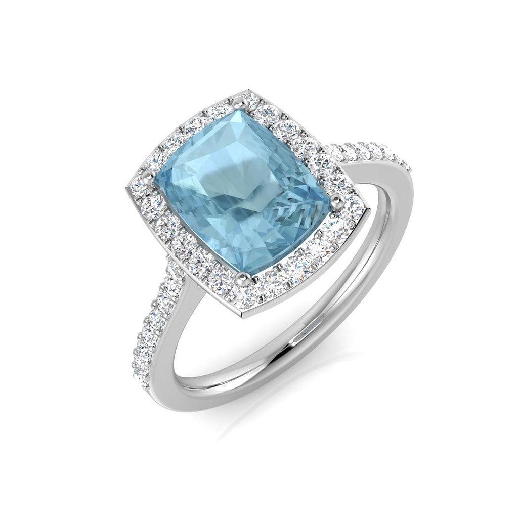 SL9020 — Ring - 9k White Gold