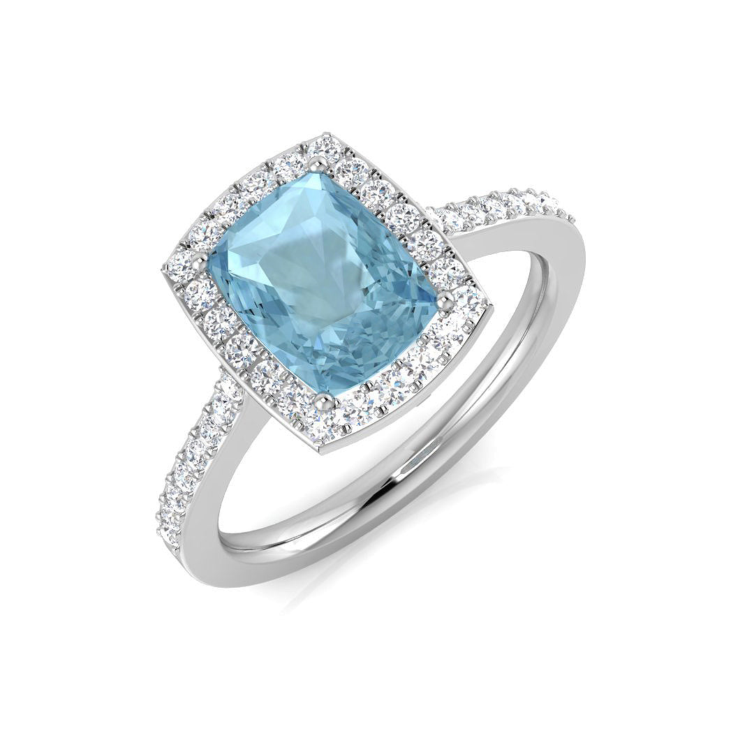 SL9021 — Ring - 9k White Gold