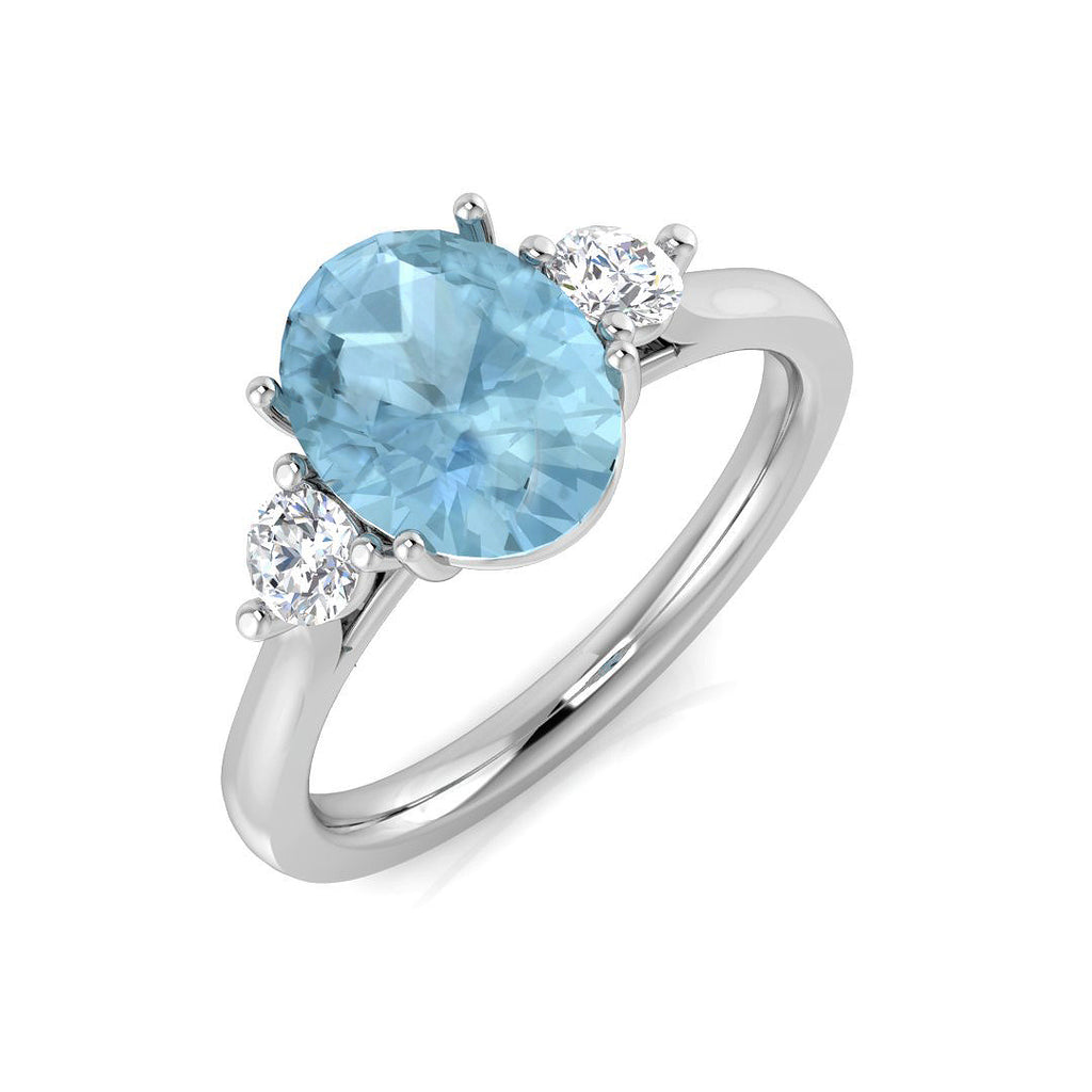 SL9060 — Ring - 9k White Gold