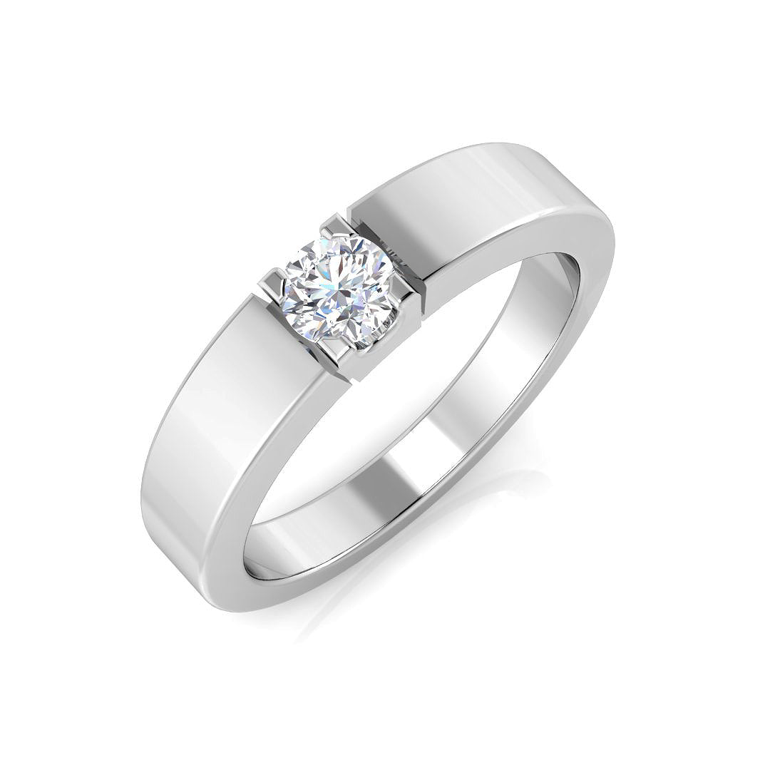 SL9101 — Ring - 9k White Gold