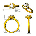 SL9114 — Ring - 9k Yellow Gold detail
