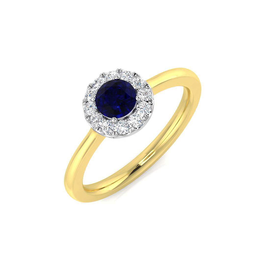 SL9116 — Ring - 18k Two Tone