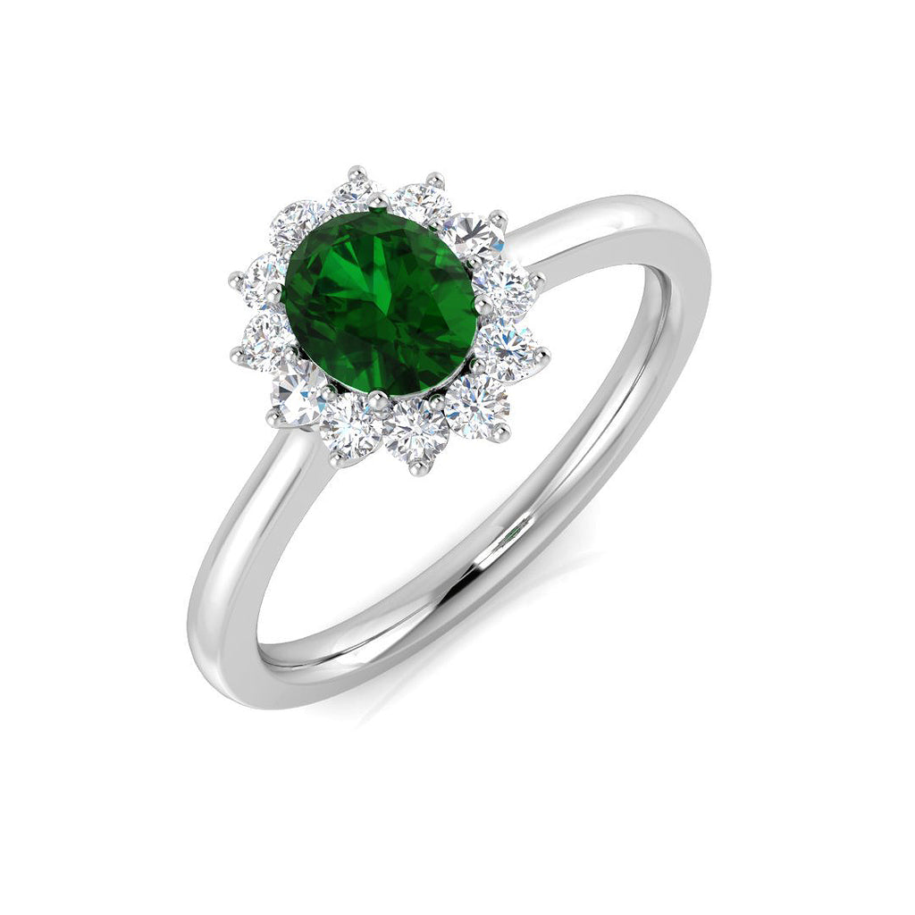 SL9131 — Ring - 18 KT White Gold