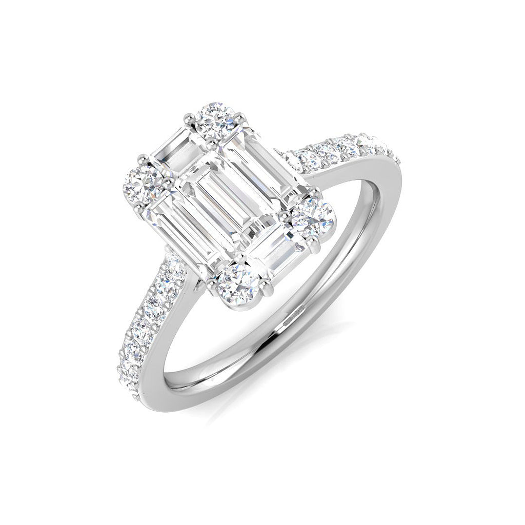 SL9154 — Ring - 9k White Gold