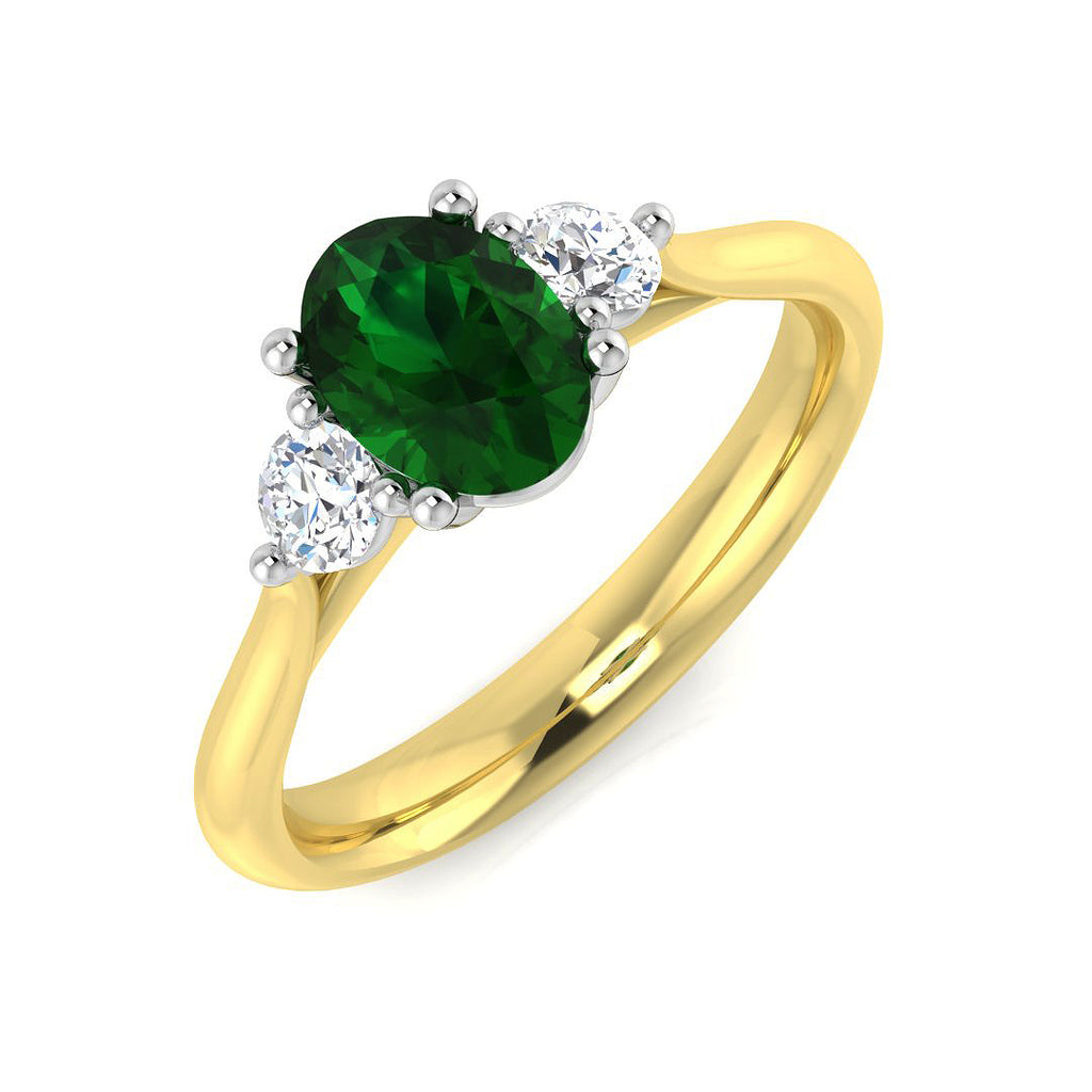 SL9168 — Ring - 18 KT Two Tone