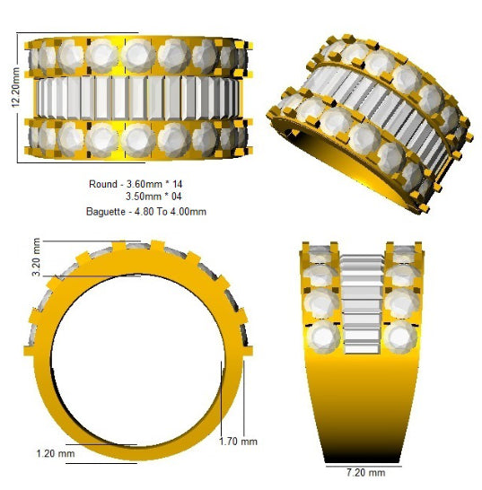 SL9234 — Ring - 9k Yellow Gold detail