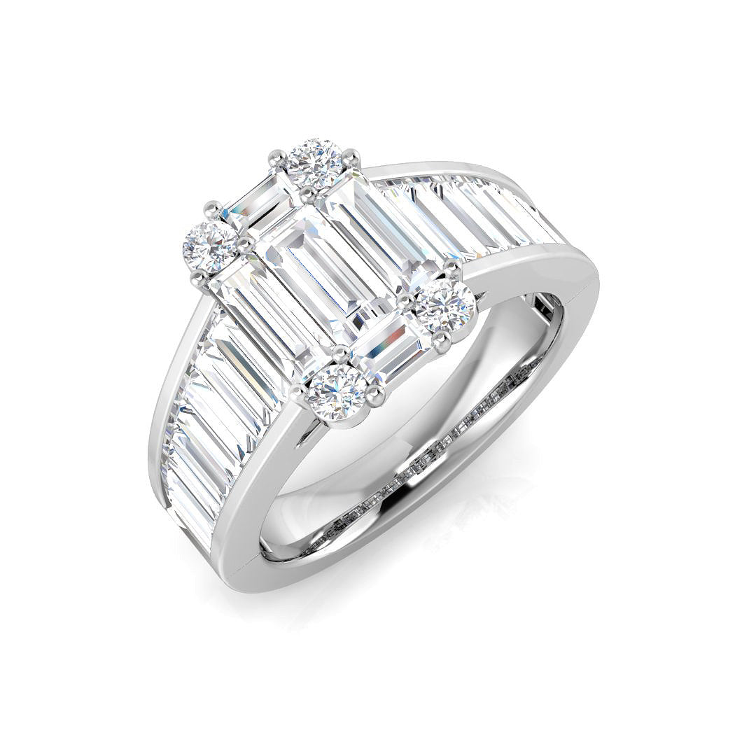 SL9240 — Ring - 9k White Gold