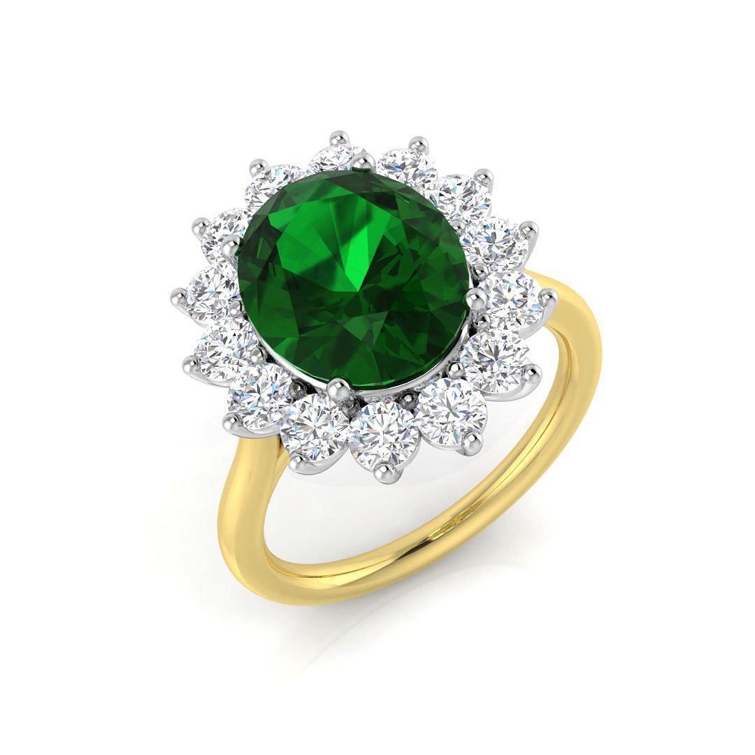SL9317 — Ring - 18k Two Tone