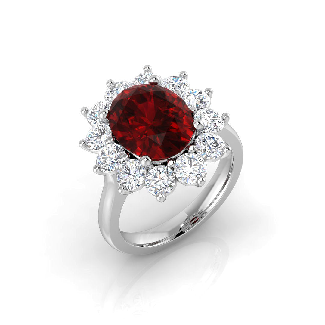 SL9371 — Ring - Platinum Plat