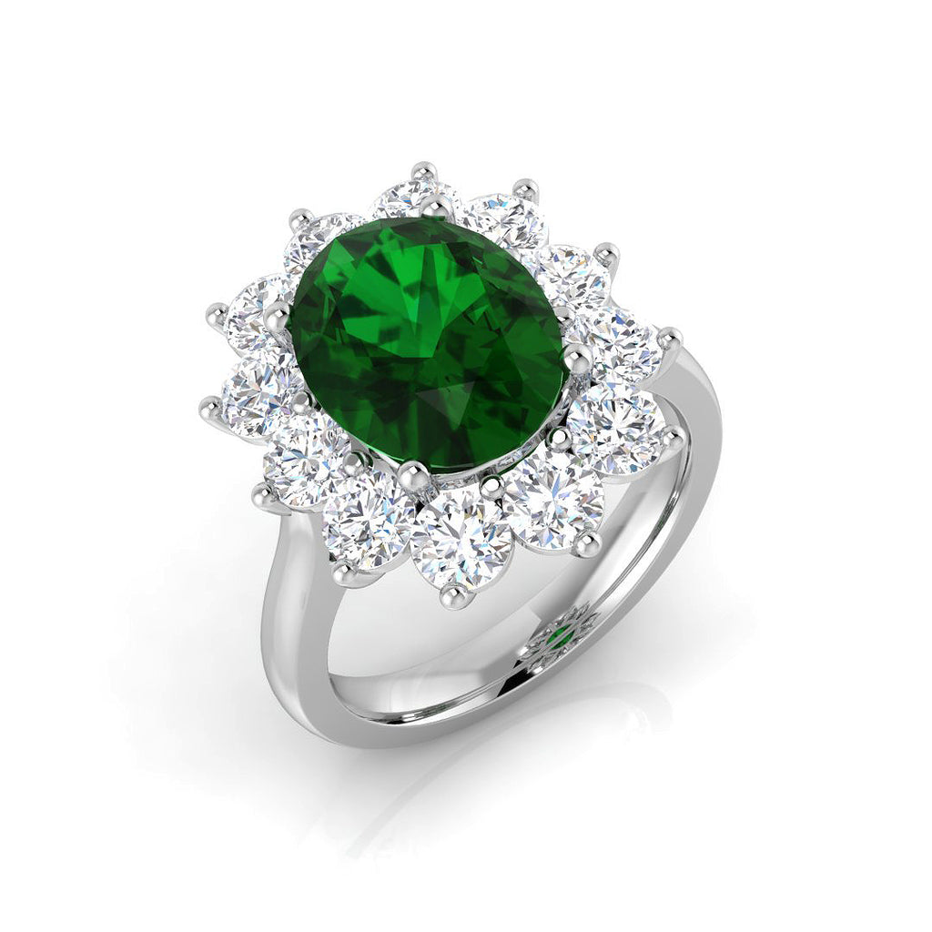 SL9379 — Ring - Platinum Plat