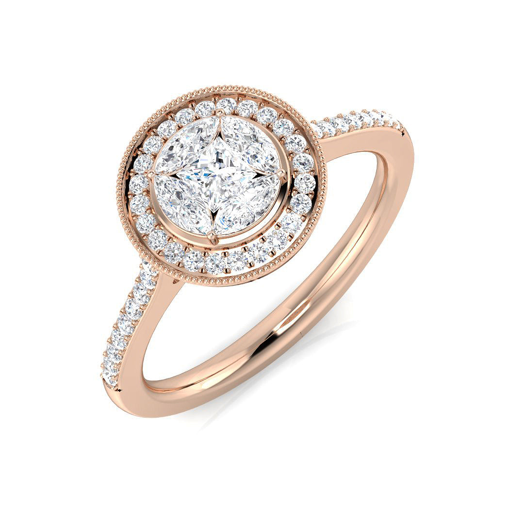 SL9385 — Ring - 9k Rose Gold