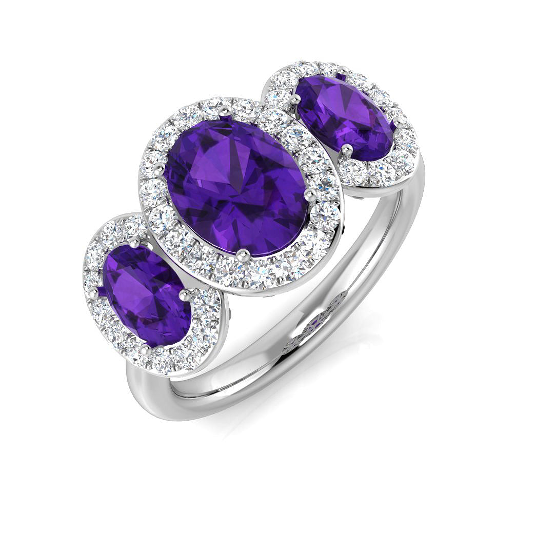 SL9407A — Ring - 9k White Gold