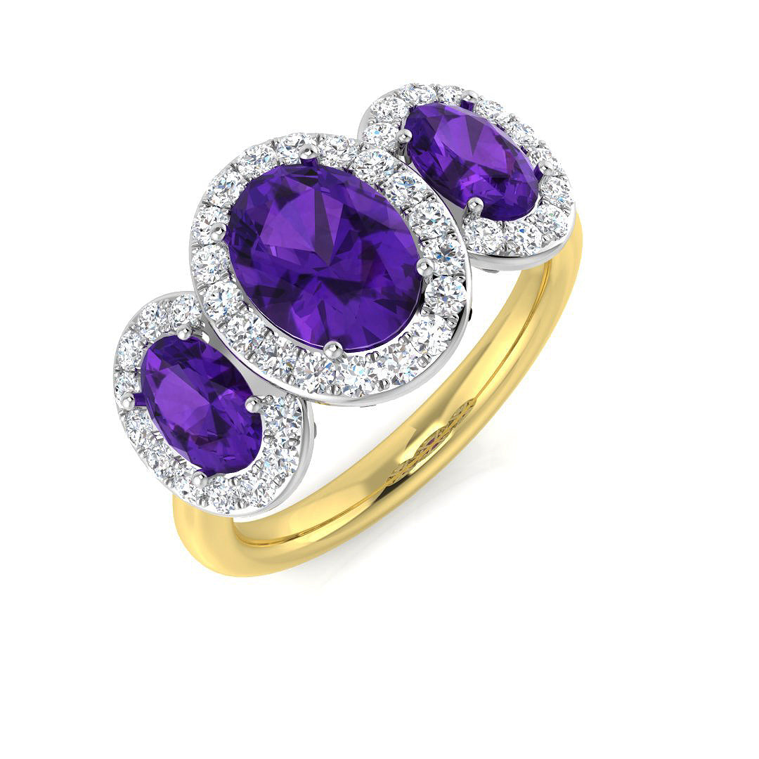 SL9407A — Ring - 9k Two Tone