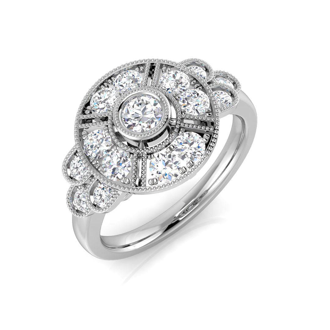 SL9418 — Ring - 9k White Gold