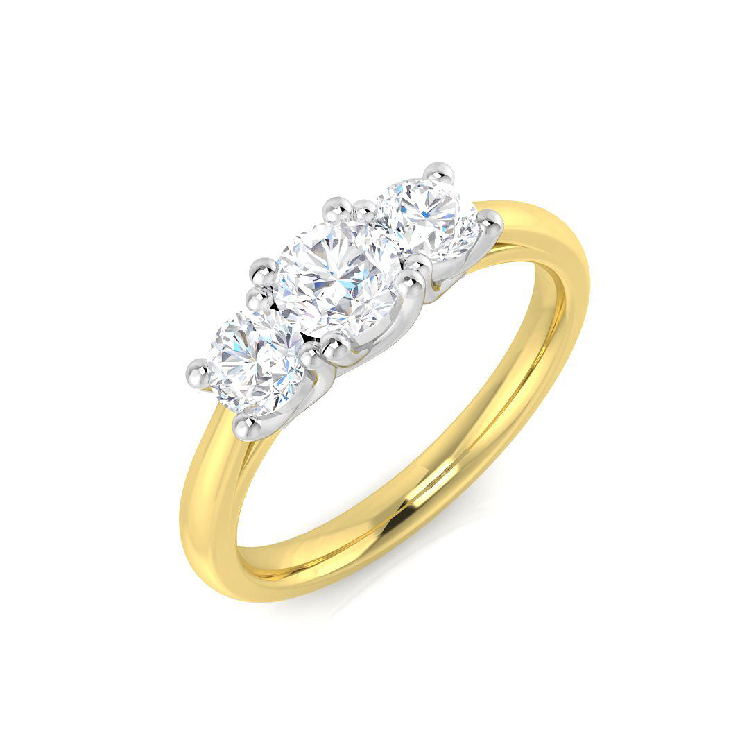SL9458 — Ring - 18k Two Tone