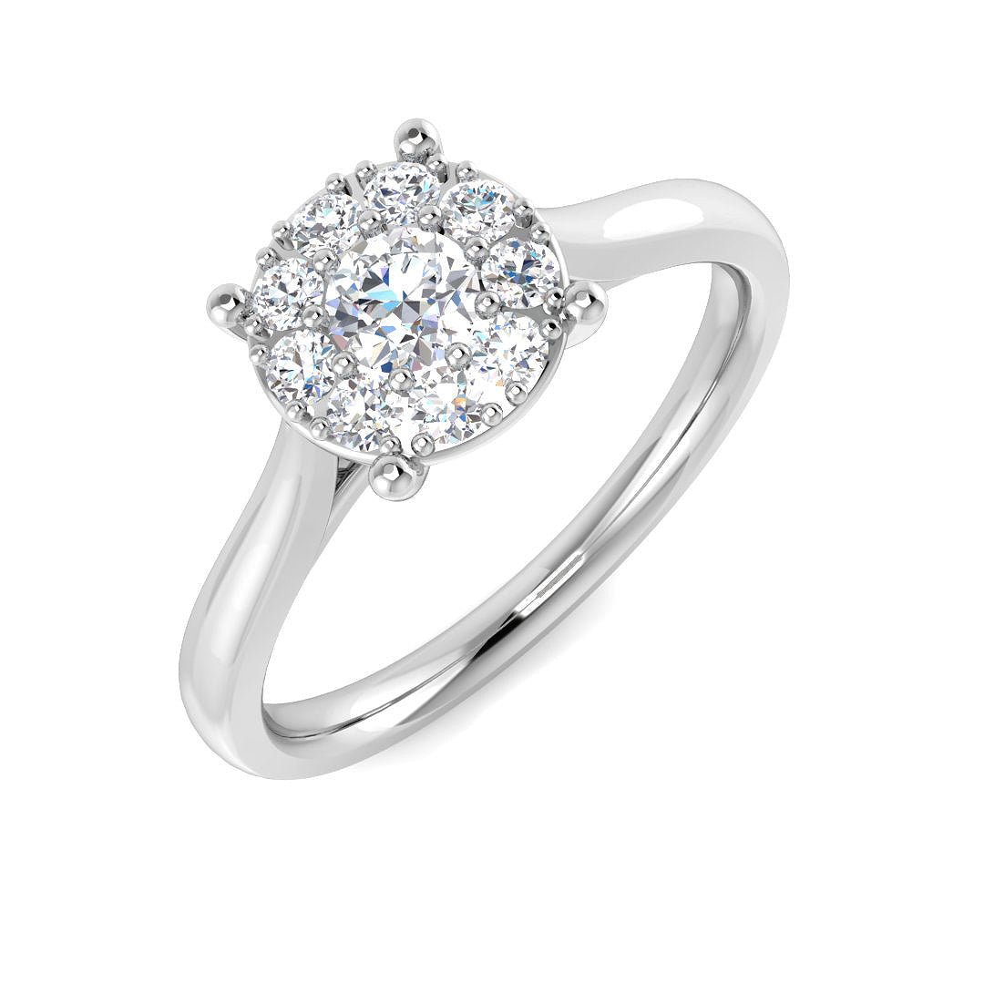 SL9505A — Ring - 9k White Gold