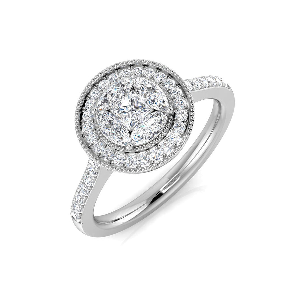 SL9524 — Ring - 9k White Gold