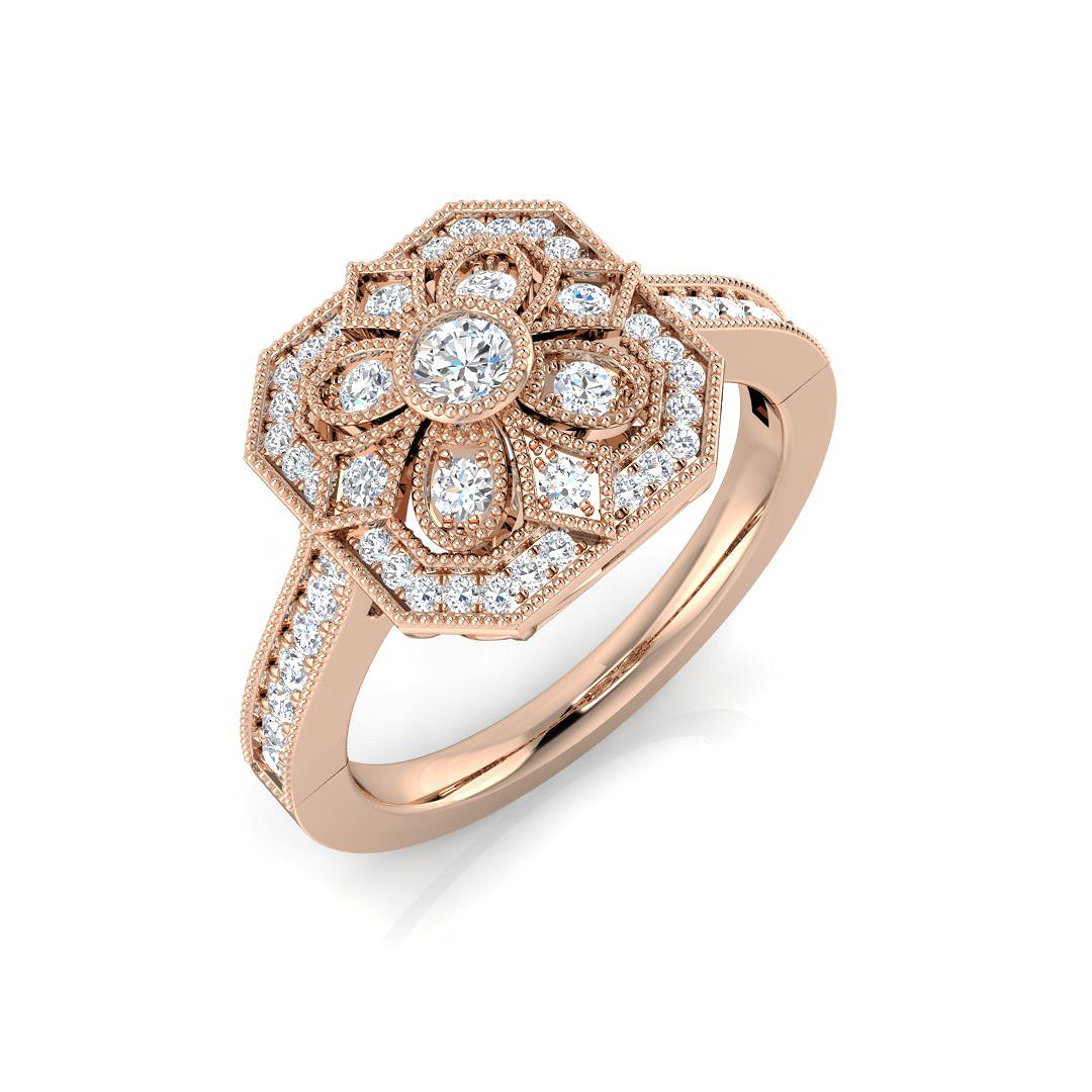 SL9526 — Ring - 9k Rose Gold