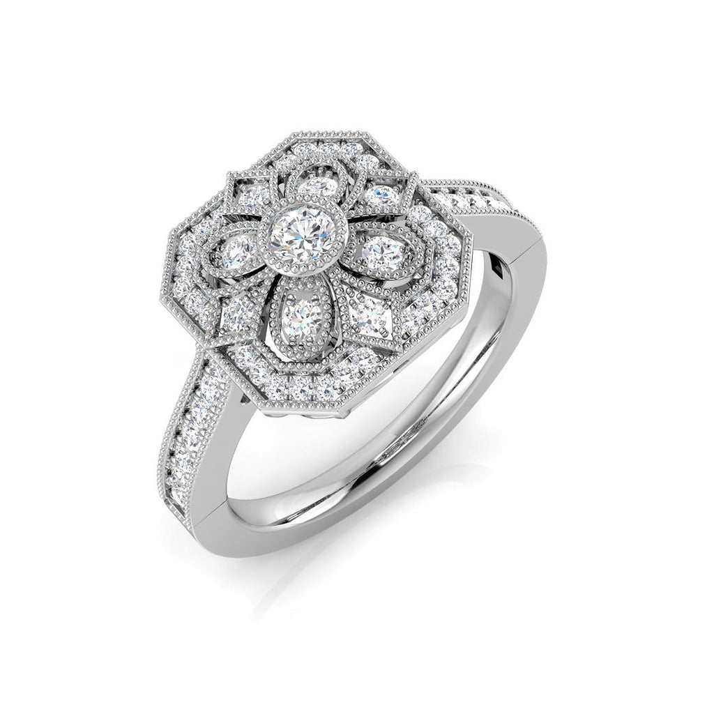 SL9526 — Ring - 9k White Gold