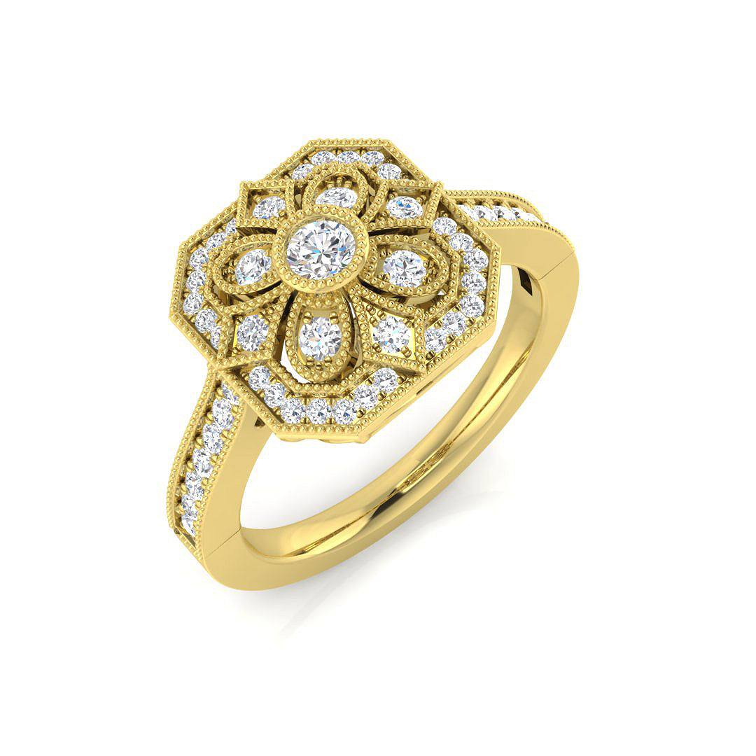SL9526 — Ring - 9k Yellow Gold