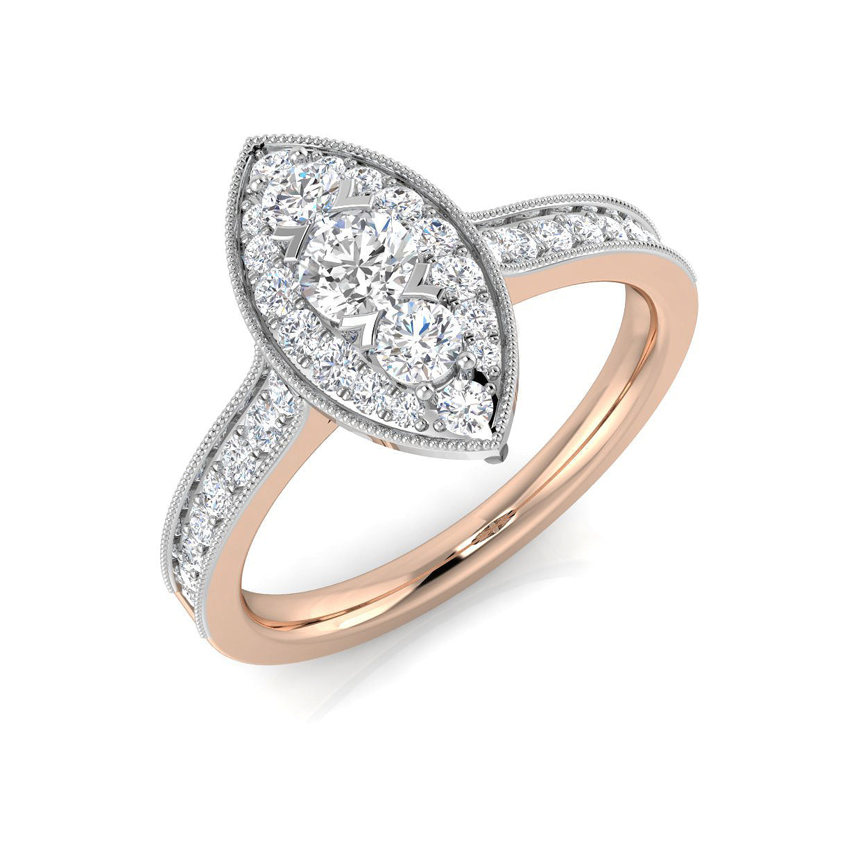 SL9527 — Ring - 9k Rose Gold