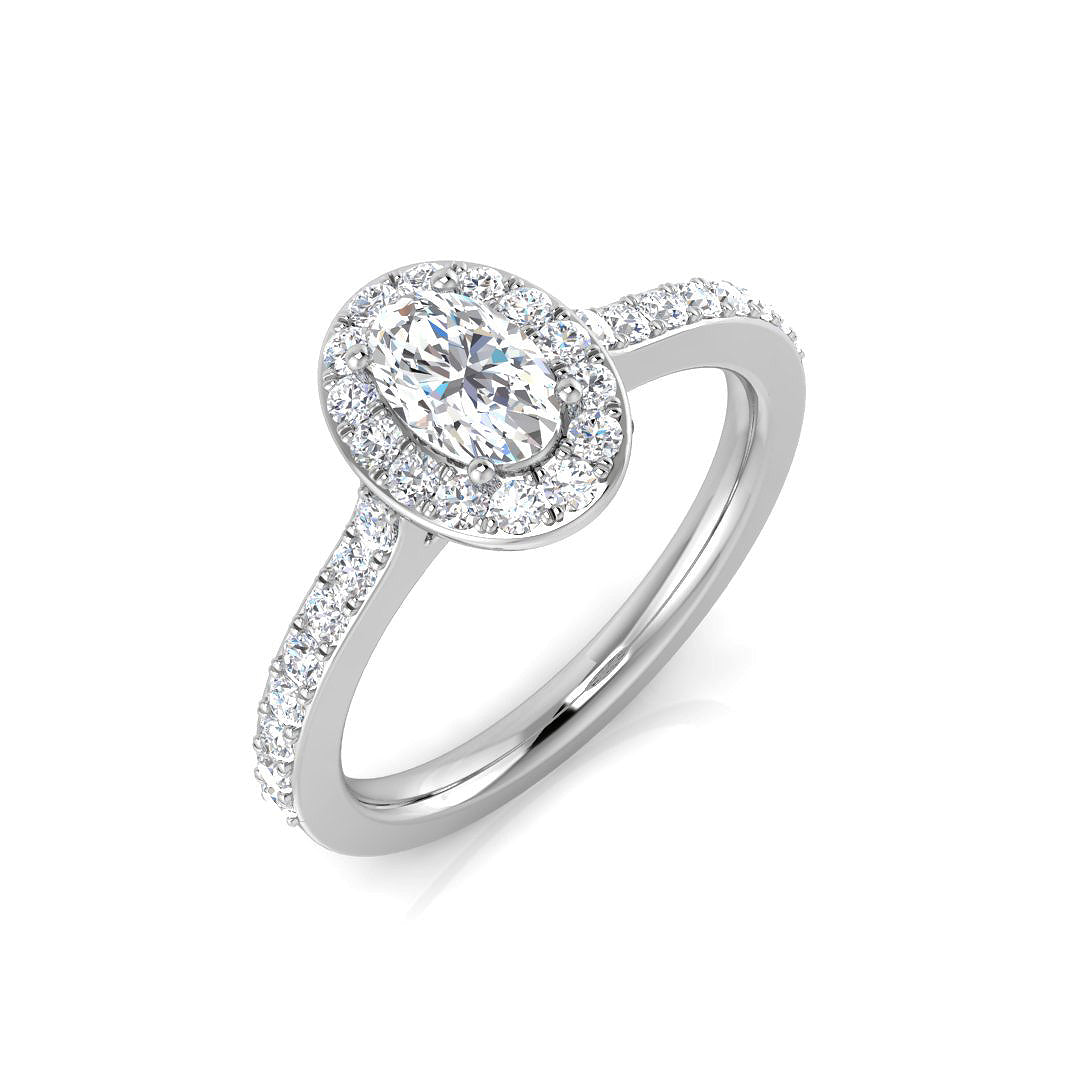 SL9612 — Ring - 9k White Gold