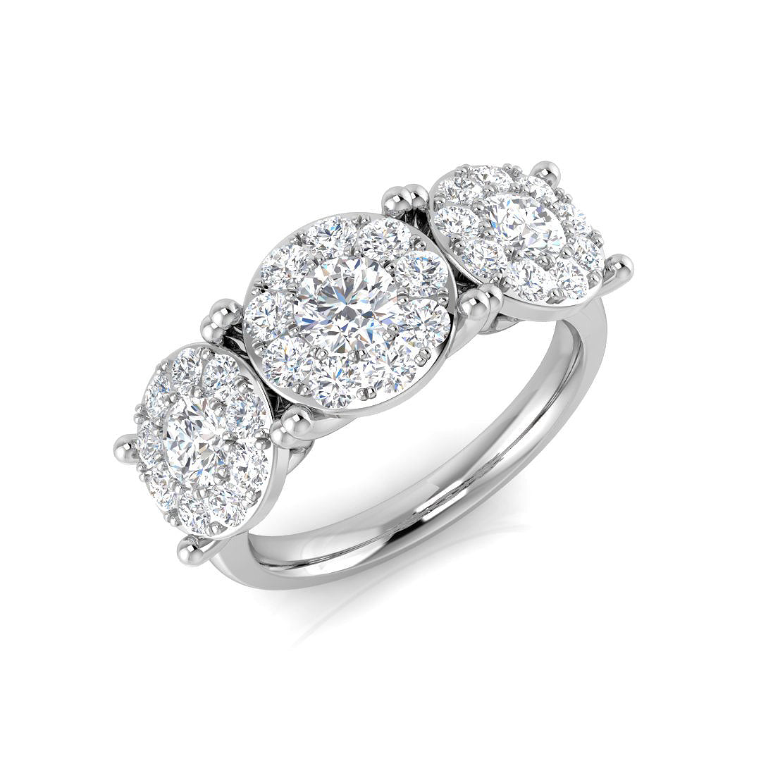 SL9621 — Ring - 9k White Gold