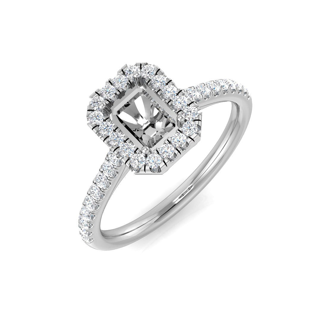 SL9677 — Ring - Platinum Plat