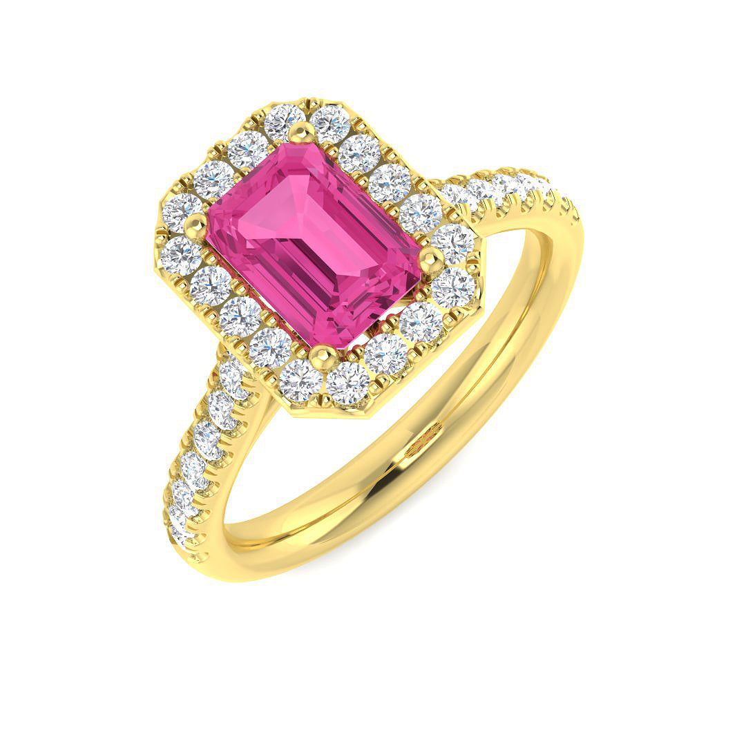 SL9678-7.2X5.0 — Ring - 18k Yellow Gold