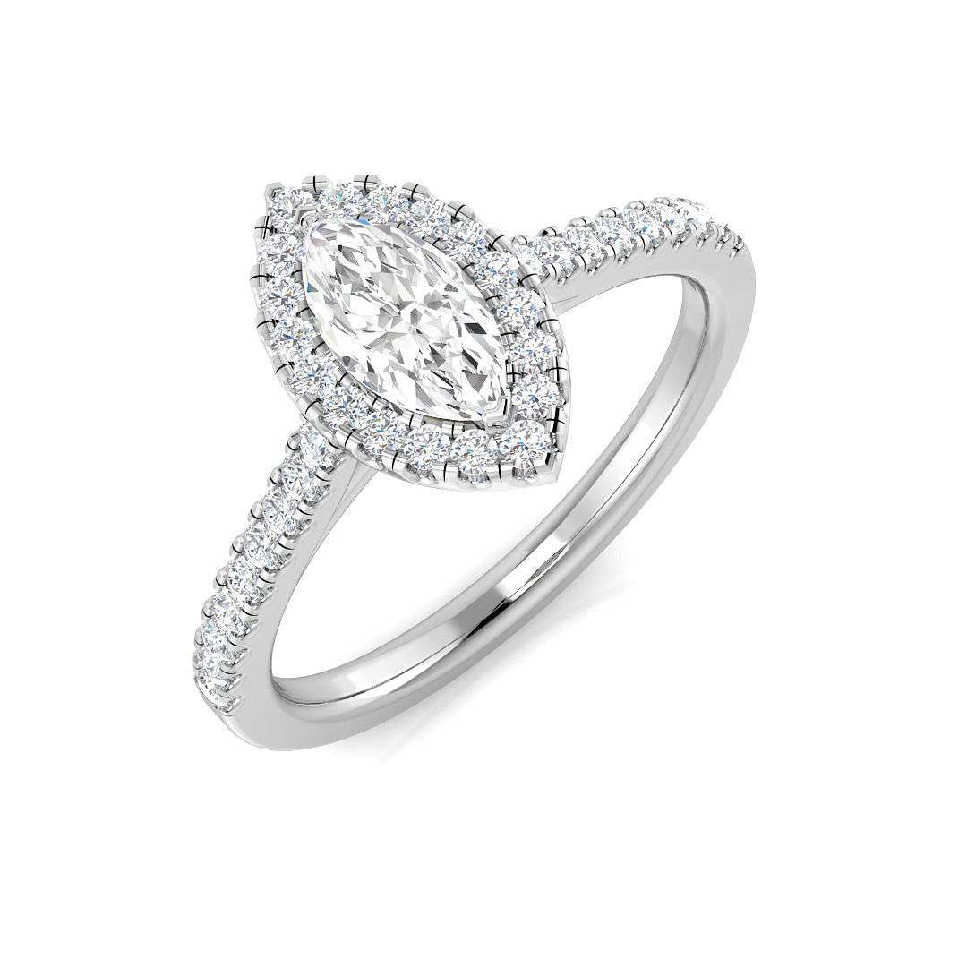 SL9682 — Ring - 9k White Gold