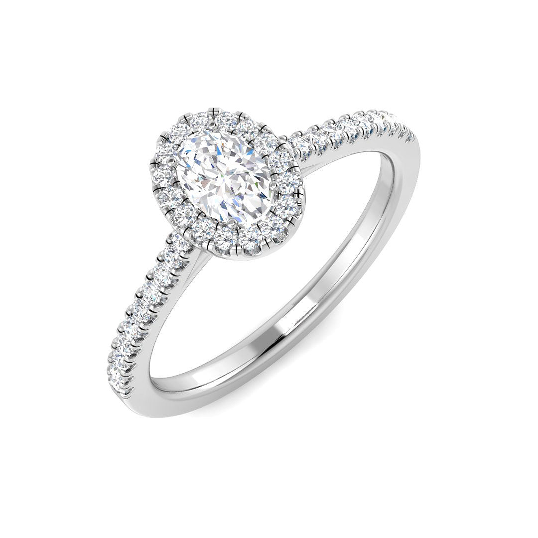 SL9687 — Ring - Platinum Plat